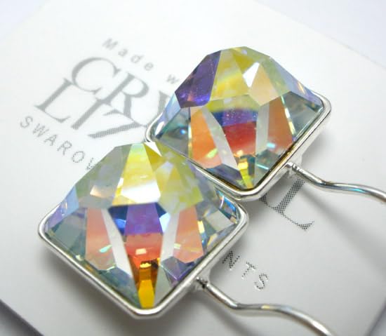 Boucles d'oreilles Aurore boréale argent 925 le cadeau d'exception avec certificat - 3