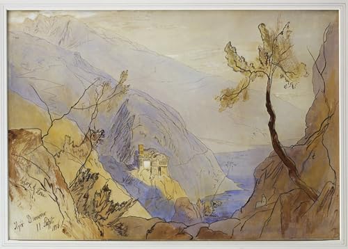 Impression d'affiches le Monastère St Dionysius grand tableau salon 60x90cm