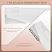 PELCAS Electric Dermaplaning Tool for Face with LED Light, Mini Facial Dermaplaning Razor Kit, Painless 3 Speeds Facial Peach Fuzz & Hair Removal At Home for Women with 6 Blades Off White