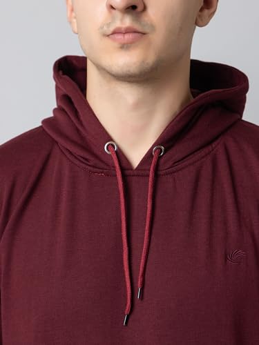 Image of EKOM Hoodies Sweatshirt for Men | Fleece Mens Hooded Sweatshirt | Casual, Lightweight, Fashionable, Trendy, Solid Men's Winter Hoodie
