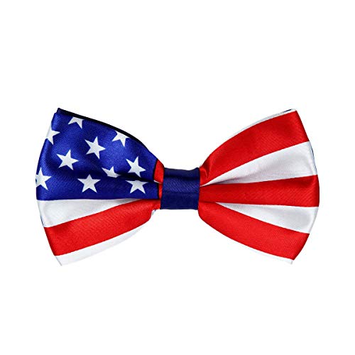 Image of trilece Men's Suspenders and Bow Tie Set - Adjustable Y-Back Suspenders with Matching Bow Tie for Weddings and Formal Wear