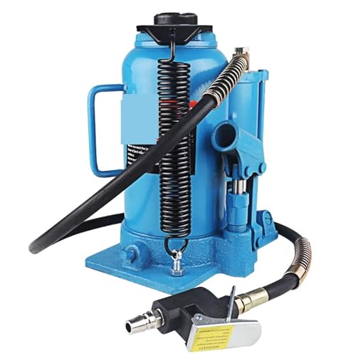 Cric bouteille hydraulique pneumatique en acier robuste capacité 20 tonnes