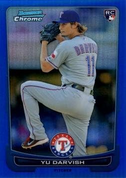 2012 Bowman Chrome Blue Refractor #84 Yu Darvish Baseball Rookie Card - Only 250 made!