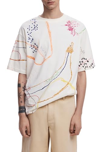 T-shirt Desigual TS Jhon XL anti-déformation couleur brute 1001 Raw