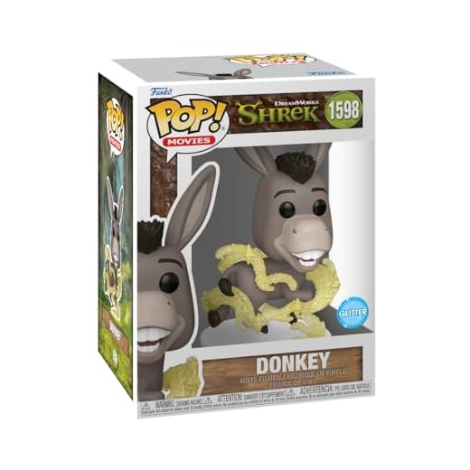 Funko Pop! Movies: Shrek Dream Works 30th - Donkey - Figura de Vinilo Coleccionable - Idea de Regalo- Mercancia Oficial - Juguetes para Niños y Adultos - Movies Fans - Muñeco para Coleccionistas