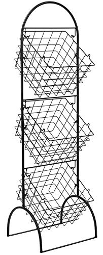 Sorbus 3-Tier Wire Market Basket Storage Stand For Fruit, Vegetables, Toiletries, Household Items, Stylish Tiered Serving Stand Baskets For Kitchen, Bathroom Organization (3 Tier) #TOP7