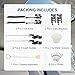 CARMOCAR Sunroof Track Assembly Repair Kit Replacement for Ford F150 F250 F350 F450 2000-2016,Ford Expedition 2000-2017,Lincoln Navigator 2000-2017,Lincoln Mark LT 2006-2008 02ESR1201ABK