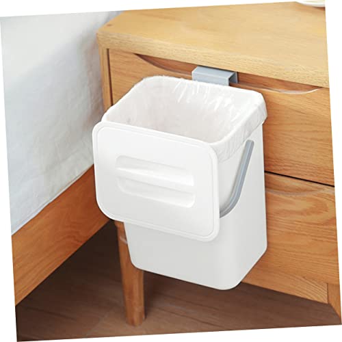 Caneca de basura rectangular colgante para cocina miniatura 4