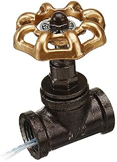 RanDal Iron Vintage Steampunk 1/2 Inch Stop Valve Light Switch With Wire