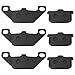 Caltric Front & Rear Brake Pads Compatible with Kawasaki Zn1100 Zn-1100 Ltd Shaft 1984 1985