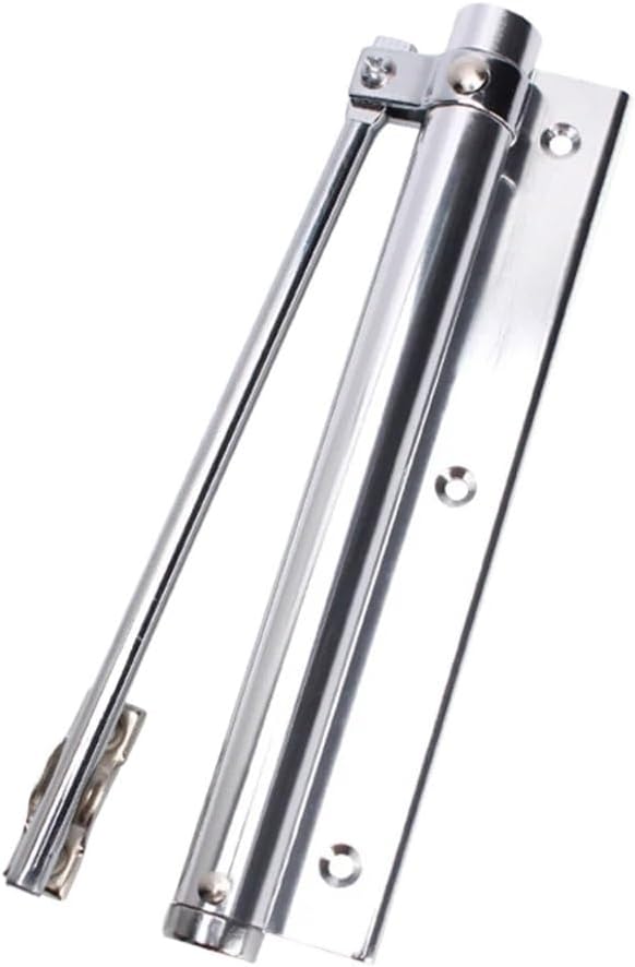 Automatic Door Closer 30Kg,Heavy Duty Adjustable Spring,Compatible for Wood Doors Home Use Silent Hinge Buffer