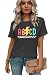 Teacher Shirts for Women: Teacher Life T-Shirt Funny Teach Graphic Tee Teaching Tops Casual Back to School Gifts