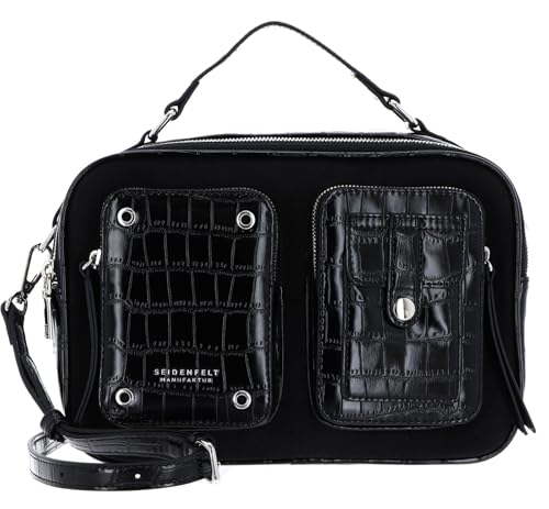Little Case Croco Print Black sac à main rigide pour emporter vos essentiels sans vous encombrer