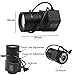 Vanxse CCTV Camera Varifocal Lens CS Mount DC Drive Auto Iris for CCTV Security Box Network IP SDI Camera (1/3 Inch 6-60mm F1.6)