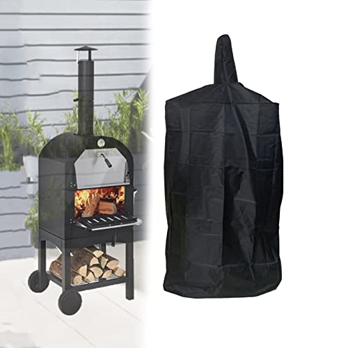 Housse de protection pour four à pizza, extérieur imperméable et résistante 600D Oxford au charbon de bois, four, fumoir, barbecue.