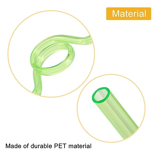 20 pitillos divertidos curvos de plástico reutilizables miniatura 4