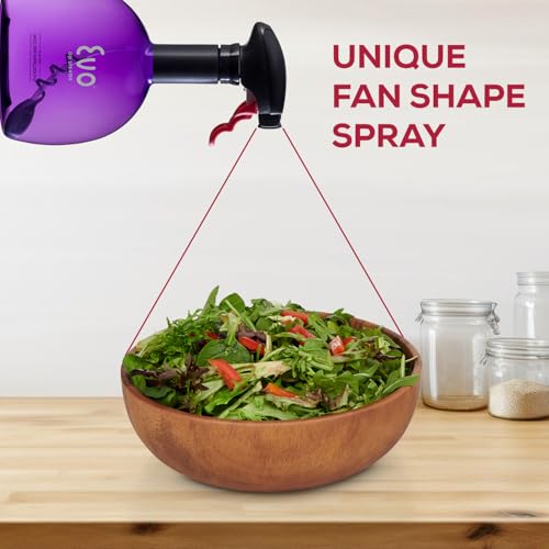 Image of Evo Original Oil Sprayer, Non-Aerosol for Olive Oil, Cooking Oils, and Vinegars, Purple, 24-Ounce Capacity