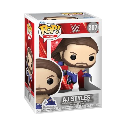 Funko Pop! WWE: AJ Styles - Figurine en Vinyle de Collection - Idée Cadeau - Produit Officiel - Jouets pour Enfants et Adultes - Figurine modèle pour...