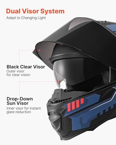 VEVOR Modular Motorcycle Helmet