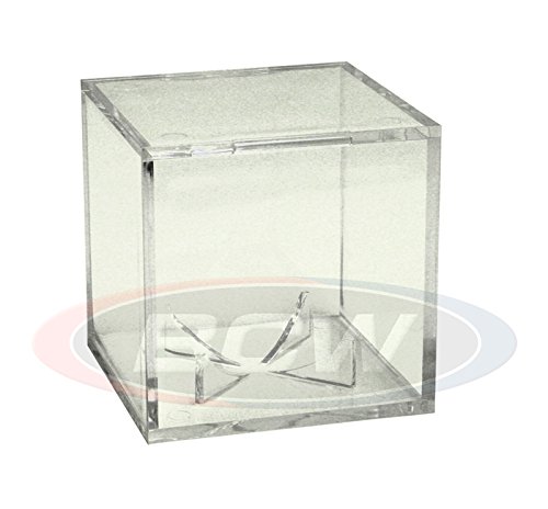 (36) Pro-Mold UV Baseball Ball Cube lll w/ Stand Clear Display Case Stackable Holder