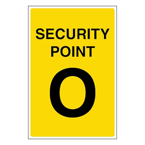 V Safety Point O signalisation photoluminescente de sécurité en plastique rigide 200x300