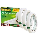 【Amazon.co.jp限定】 3M スコッチ テープ メンディングテープ 大巻 15mm×30m 3巻パック 810-3-15-SIOC