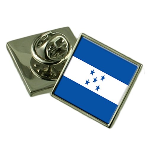 Insignia de solapa de Honduras de alta calidad con cuadro personalizado grabado