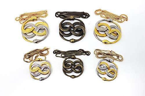 Neverending Story 1 & 2 Auryn Pendant, Medallion, Necklace Prop Replica (Large, NES 1)3
