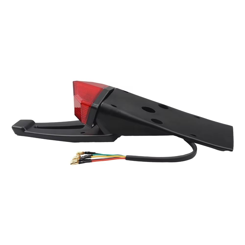 luz Trasera Motocicleta Para Surron Para Bee X Bicicleta Eléctrica DirtBike Universal Motocross LED Luz Trasera Luz De Freno(Red)
