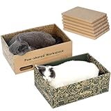 猫 爪とぎ 猫ベッド 2個セット 段ボール 箱型 猫 爪磨き 両面使える ６枚入り