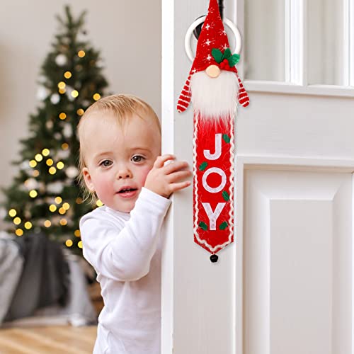 Spiareal Pcs Hanging Christmas Bells Door Hanger Reindeer Snowman Gnome Santa Bells Door Knob Security Door Bells Hanging Welcome Christmas Bells Decorations Door Christmas Ornaments Gnomes Home #TOP4