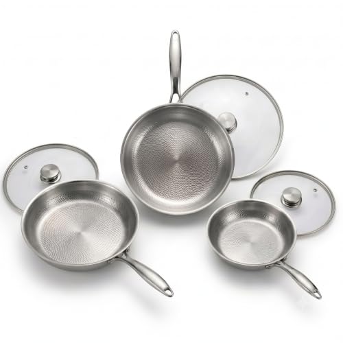 Pexucalm 12-Inch Titanium Skillet with Lid