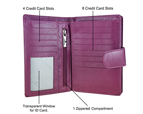 Image of Urban Forest Tina Leather Wallet For Women .