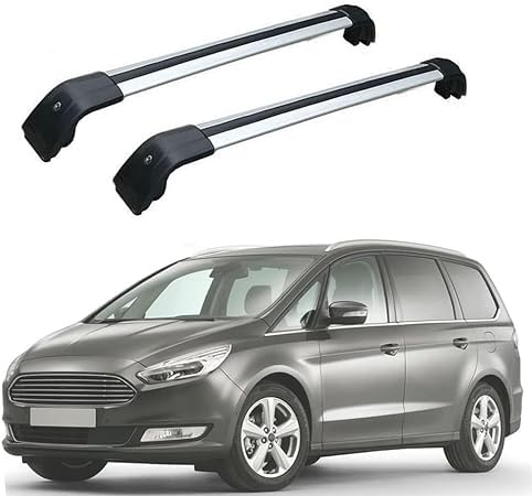 Barres de toit pour Ford Galaxy CK 2015-2019 de couleur noire