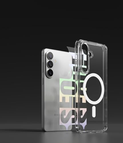 Image of Ringke Fusion Design Magnetic Compatible with Samsung Galaxy S26 Plus Case Back Cover Hard Graphic Designed Back Soft Flexible TPU Bumper Scratch Resistant Natural Form - Seoul