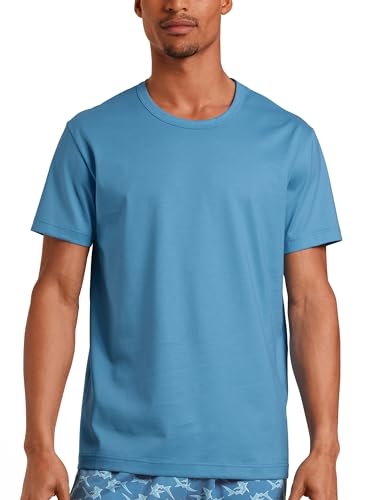 Preisvergleich Produktbild Calida Herren RMX Sleep Weekend T-Shirt, azurit Blue, 56