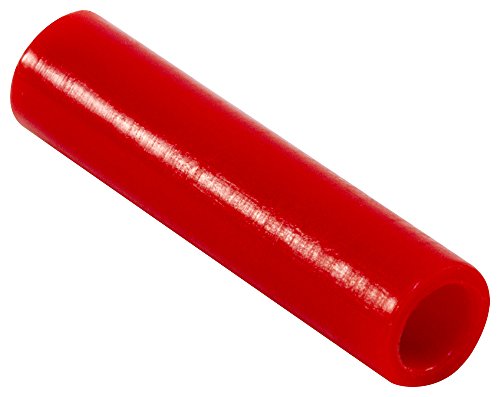 Image of Caplugs SC-211-L SC Series - Plastic Sleeve Cap for Tube Ends, 500 Pack, Red LD-PE, 0.125 inch W x 0.75 inch L, Threaded and Non-Threaded Tubing, Rods, Masking, Painting, Plating, Grit-Blasting (Z211L1AK1)