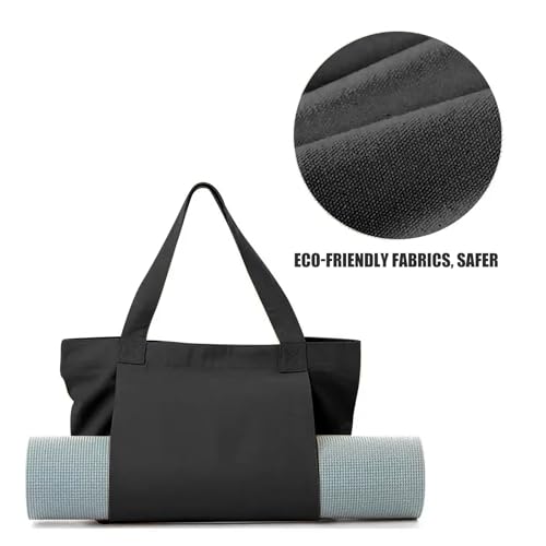 Risipu Durable Yoga Mat Bag for Women, Extra Wide Pilates Bag with Large Capacity and Plenty of Room for Other Items, Women Gym Bag - Image 4