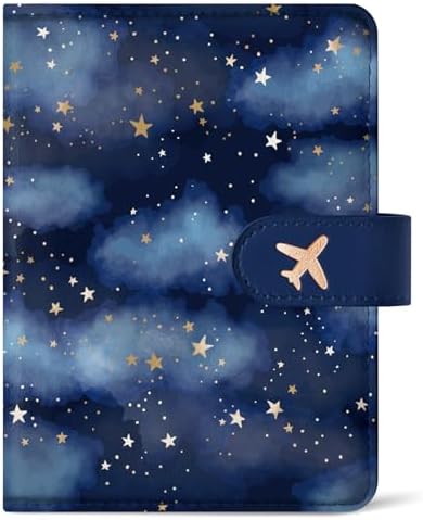 Passport Holder for Travel Essentials, RFID Blocking Leather Cove...