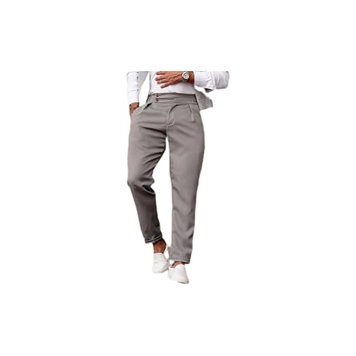 Calça Masculina Alfaiataria Ajuste Lateral