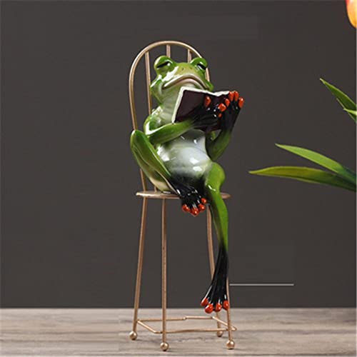 Sculpture de grenouille amusante pour égayer la table basse du salon