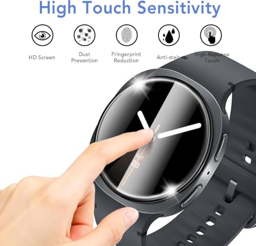 Image of Supershieldz Tempered Glass for Samsung Galaxy Watch 8 (40mm) - 2 Pack