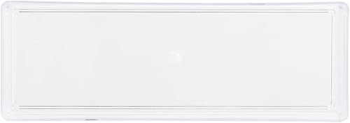 Miniatura 16 de Restaurantware Mini platos de degustación de 5.2 x 1.8 pulgadas, 100 platos rectangulares desechables de plástico, platos de plástico transparente