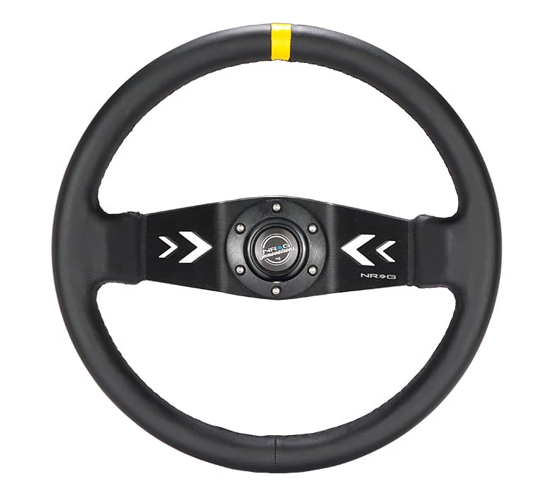 NRG Innovations ステアリング NRG Innovations 350mm 50mmディープステアリングホイール