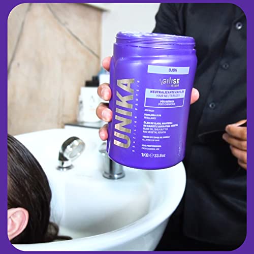 agilise Unika Neutralizante Capilar pH Balancing Treatment for Damaged Hair – Acidificante | Shea Butter, Batana Oil & Keratin – Post-Chemical & Straightener Care, Coloring, Bleaching & Keratina