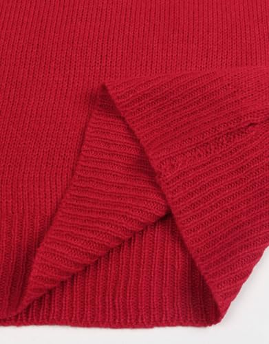 Image of Womens American Flag Sweater Crew Neck Casual Pullover Sweater