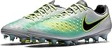 Nike Men's Magista Opus II FG Soccer Cleats (4 D(M) US, Pure Platinum/Black-Ghost Green)