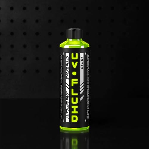Image of AutoLine Pro Smoke Fluid Brightest UV Glow Leak Tracing Solution for Automotive Smoke Machines (EVAP, Vacuum, and More) [Not for Ventus]