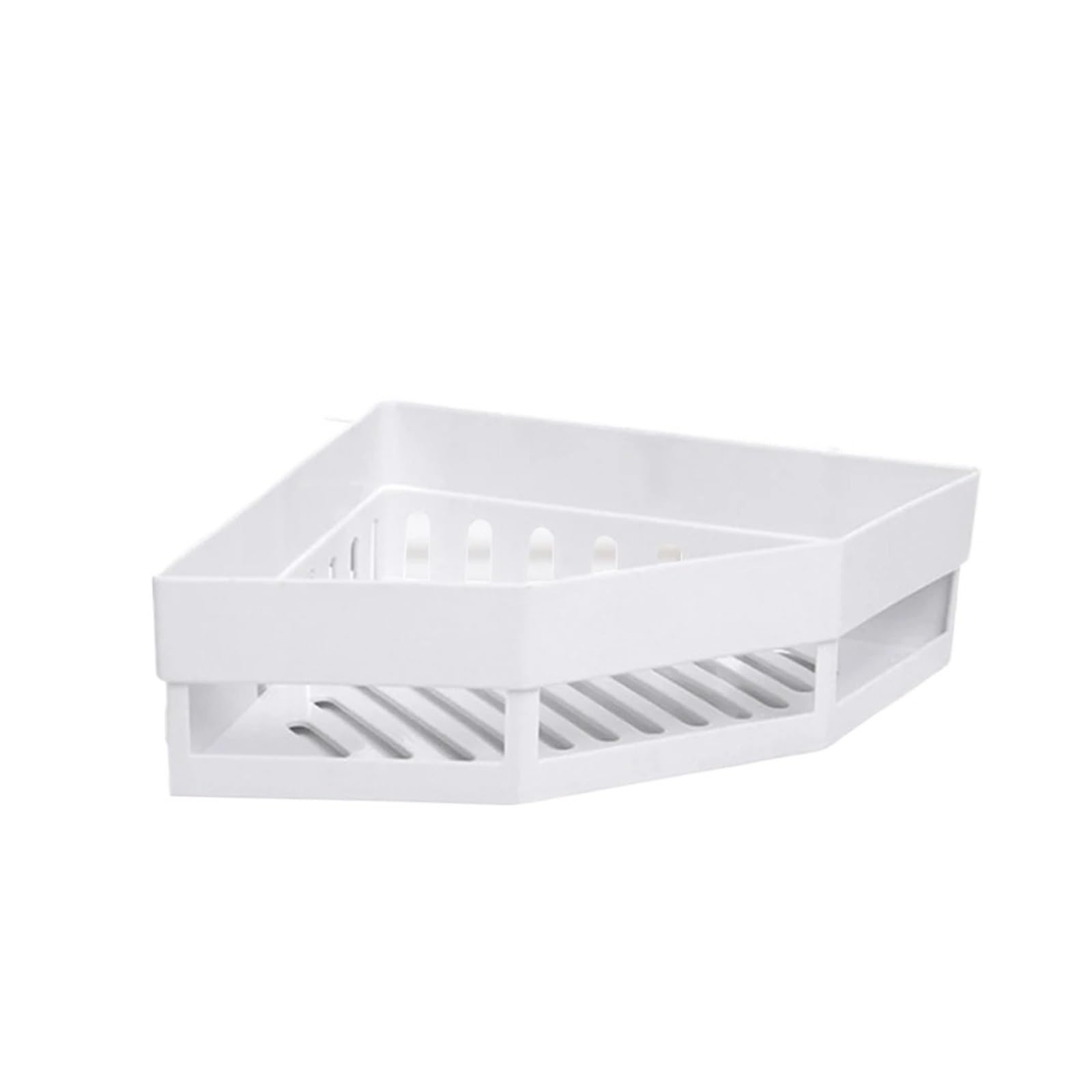 Estante Esquinero para Encimera de Baño Organizador Blanco Plástico