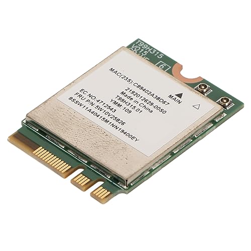 Bewinner Scheda WiFi, Scheda Wireless per Laptop WiFi 6E 11AX, Modulo Wireless Espandibile a 6 GHz MU Mimo con Adattatore di Rete Interno Bluetooth 5.3 Tri Band per Laptop 10 11